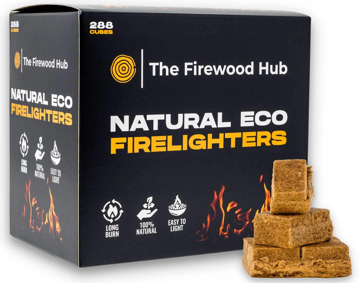 Natural Cube Firelighters (288 Pack)