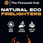 Natural Cube Firelighters (96 Pack)