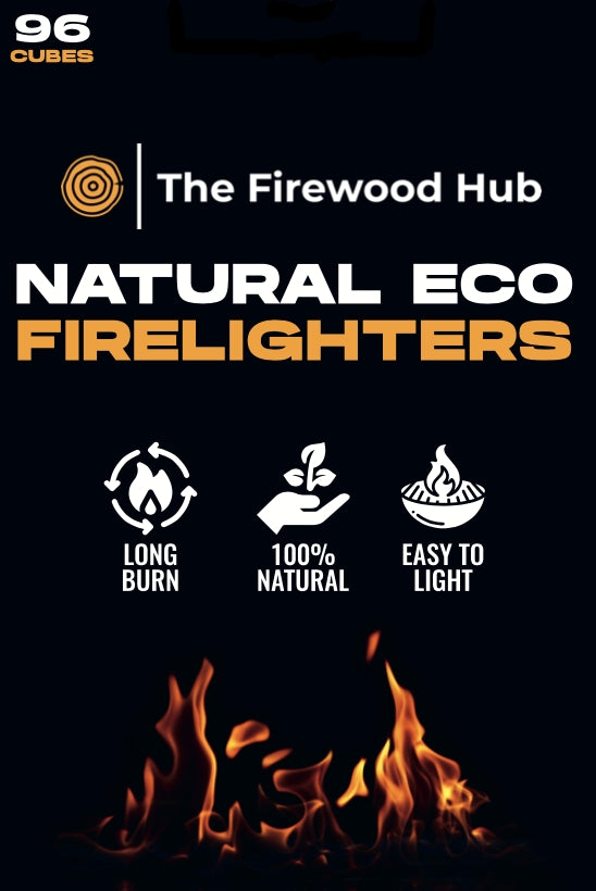 Natural Cube Firelighters (96 Pack)